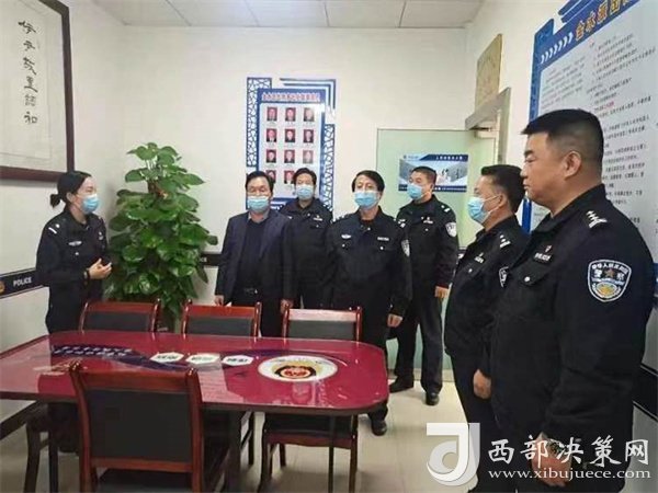 渭南市公安局第三督导组来合督导检查党的二十大安保维稳工作
